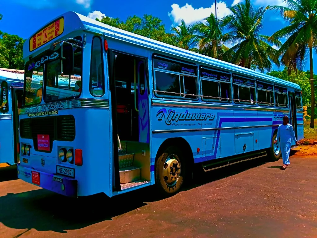 Ninduwara Bus Side Profile in Galle