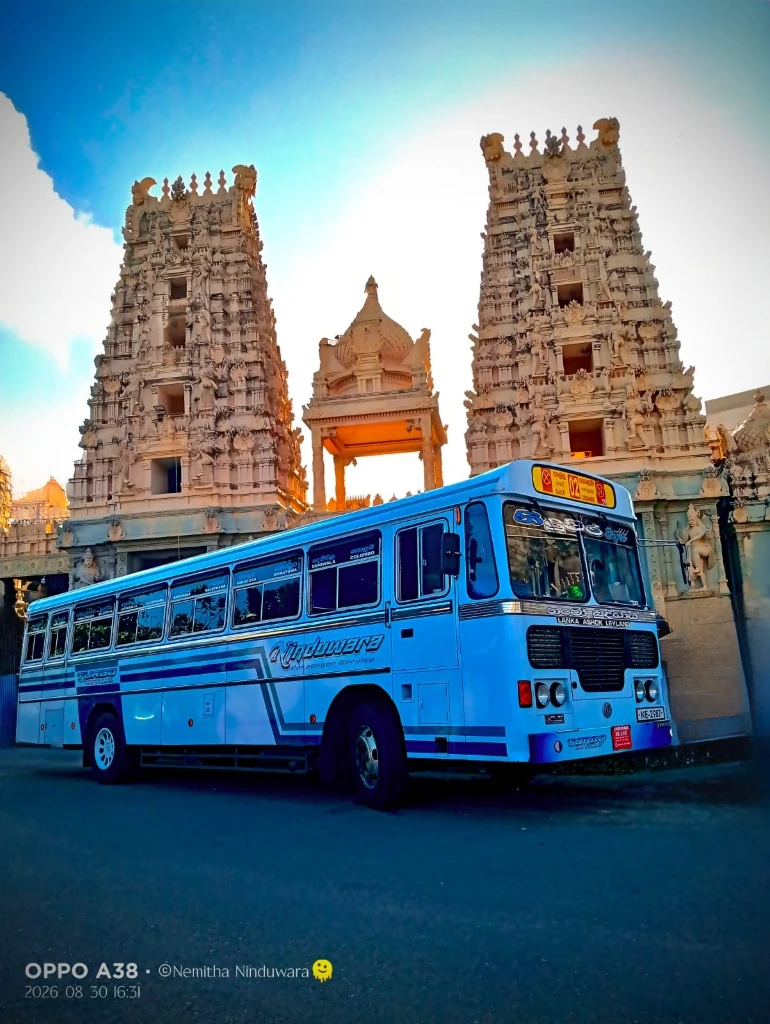 Ninduwara Bus at Kovil Heritage Site